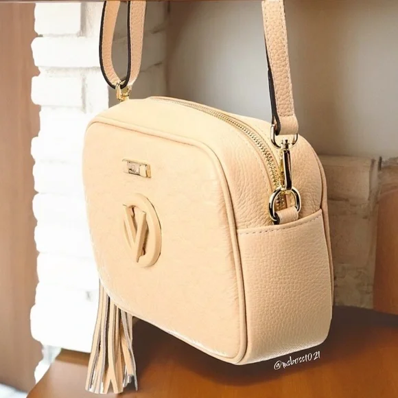 Valentino by Mario Valentino Mia Dollaro Monogram Leather Crossbody
